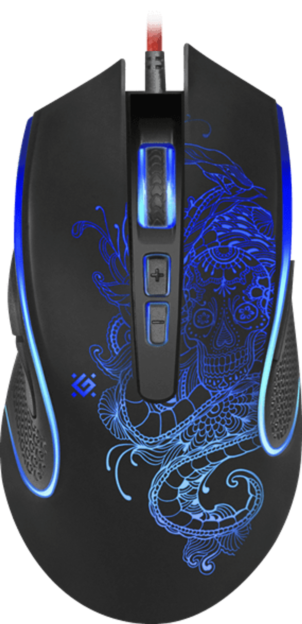 Мышь проводная игровая оптическая Defender Venom GM-640L (черный),USB, 8 кнопок, 800-3200 dpi, НОВИН