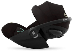 Коляска Cybex Coya Rosegold Frame Cloud G i-Size Moon Black Plus 2 в 1 Leaf Green с дождевиком и бампером