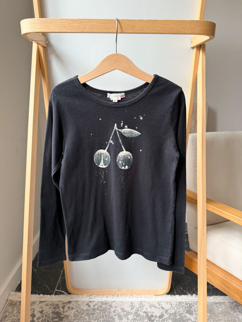 Хлопковый лонгслив Bonpoint, 128