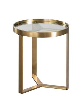 Золотой приставной столик “Ульм”