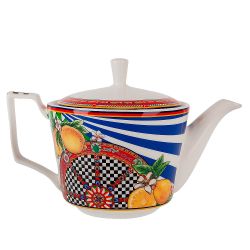 Чайник "Sicilia Limone" v=650мл (фарфор) (подарочная упаковка)