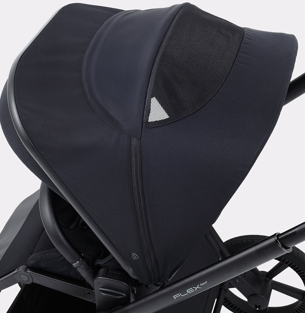 Детская коляска Rant Flex Therm Soft 3 в 1 с автокреслом Cruise Black Midnight Black