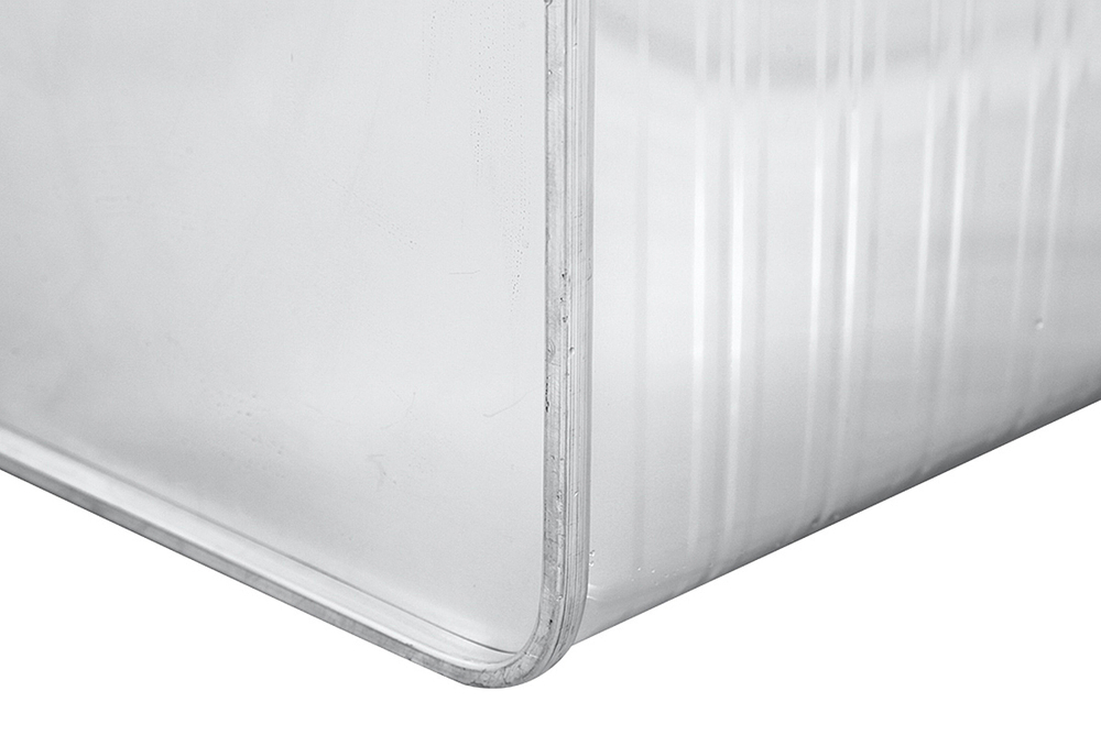 Ящик алюминиевый усиленный с замком 782х385х379 мм (ДхШхВ)