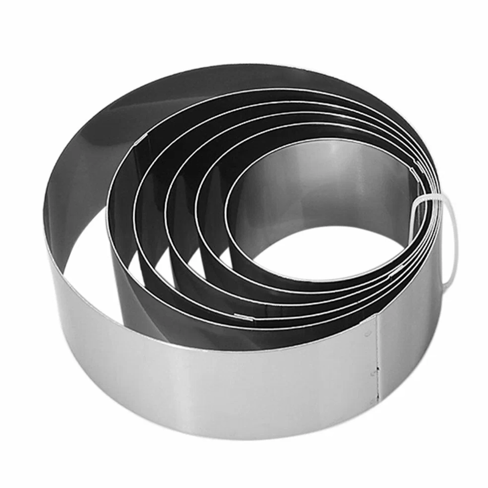 Набор колец для выпечки 6шт (12,14,16,18,20,22) высота 14 см