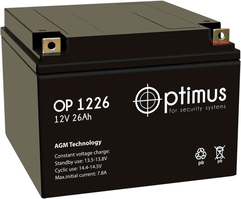 OPTIMUS OP 1226 аккумулятор