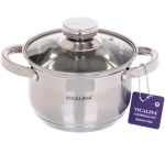 Кастрюля из нержавеющей стали VICALINA 1,9л, индукция, VL-7011