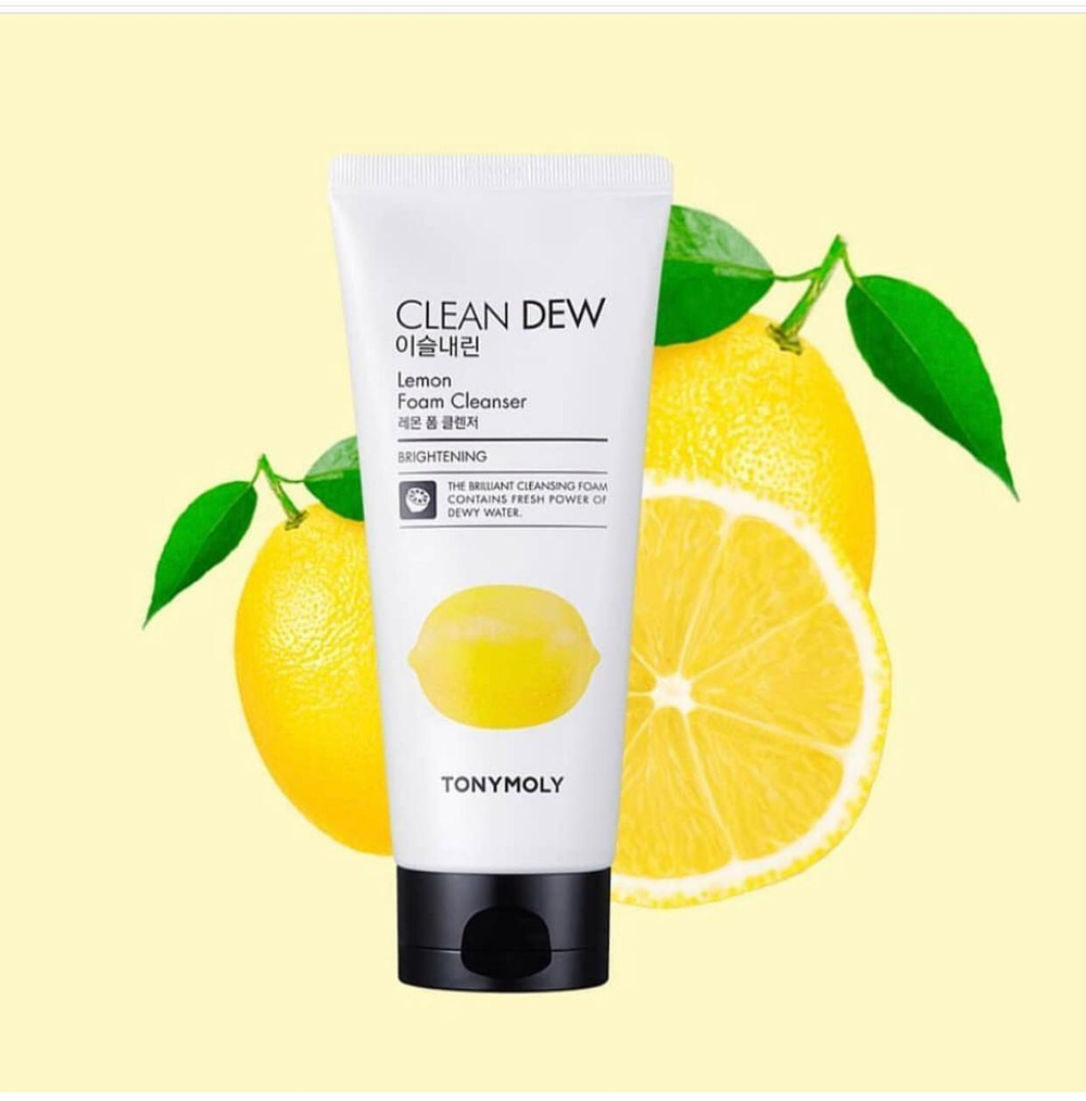 TonyMoly. Пенка для лица с экстрактом лимона Clean Dew Lemon Foam Cleanser