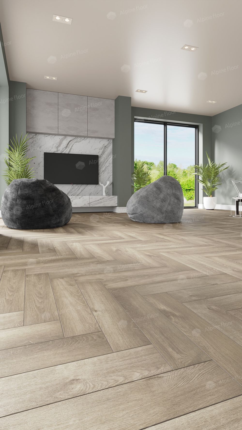 Parquet LVT Дуб натуральный отбеленный, 2,2278 м²