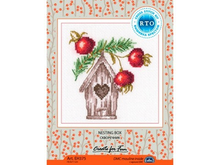 "Скворечник"-EH375 вышивка