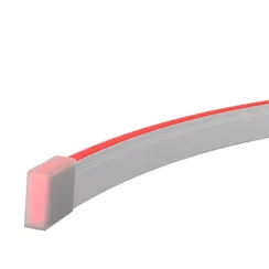 Гибкий неон 10х4 24В 9,6 Вт/м Красный IP67 5м Led Strip 432039