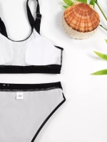 Купальник раздельный спортивный с топом Adidas