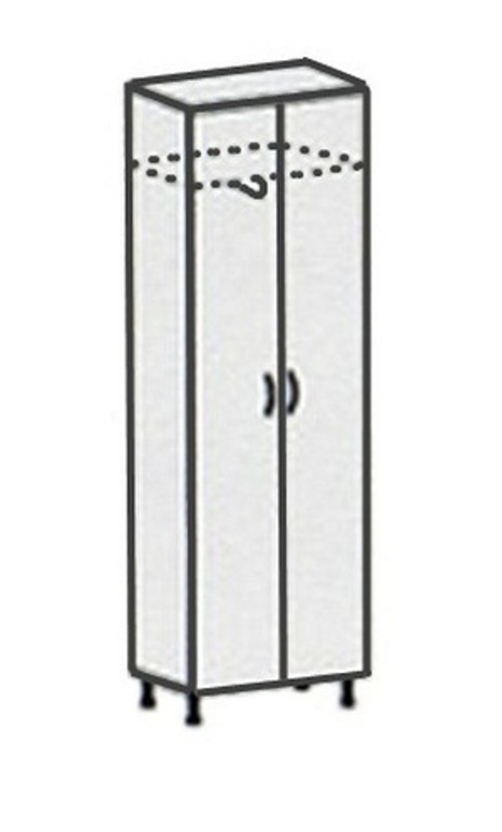Шкаф для одежды Лидер-Престиж 83.11