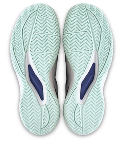 Детские теннисные кроссовки Wilson Rush Pro Ace Jr - white/bay/skipper blue