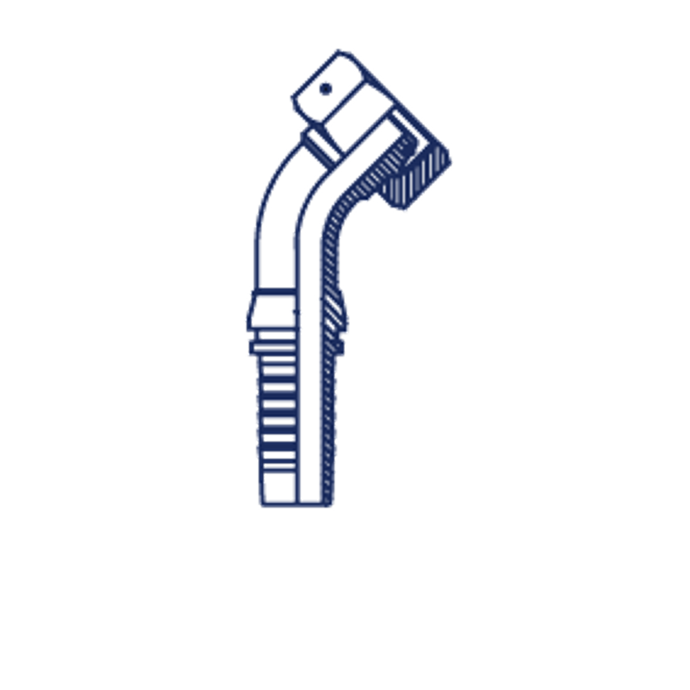 Фитинг DN 10 DKO-L (Г) 22x1.5 15 (45)