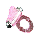 Эрекционное кольцо Baile с вибростимулятором-язычком, 10 режимов