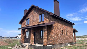 Дом с мансардой в деревне Ишеево