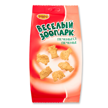 БОНУС Печенье Веселый зоопарк Рахат 350 гр