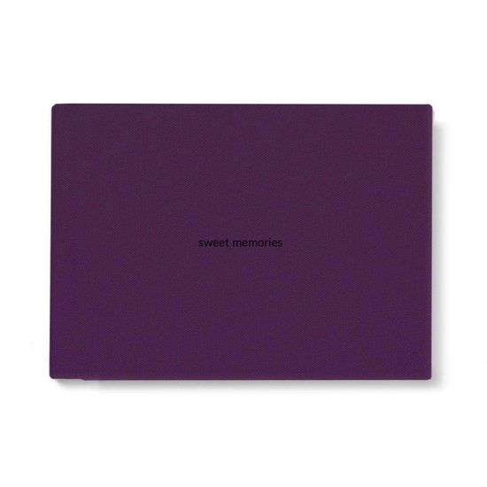 15x20 фотокнига с льняной обложкой "Purple"