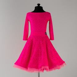 платье для танцев с бантом