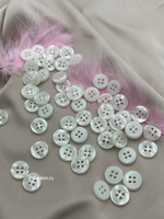 Пуговицы ДИ. на прокол светлый перламутр