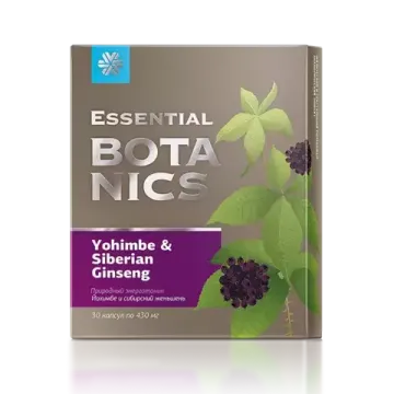 Йохимбе и сибирский женьшень Essential Botanics