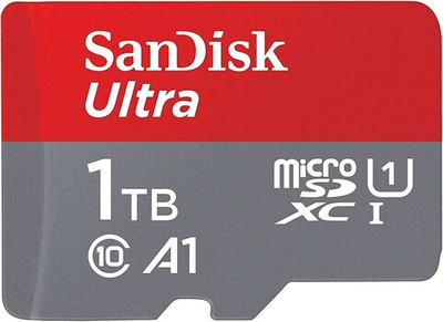 Карта памяти SanDisk Ultra microSDXC 1TB UHS-I U1 V10 A1, R 140 МБ/с