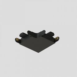 Соединитель угловой L-образный для треков накладных Denkirs AIR BASE TR5231-BK