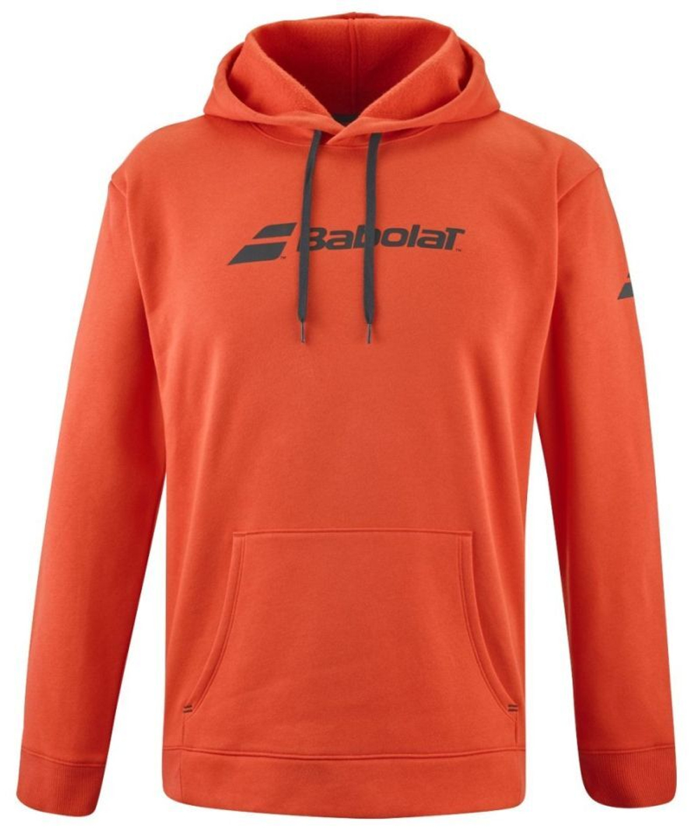 Мужская теннисная кофта Babolat Exercise Hood Sweat Men - красный