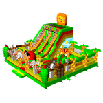 Коммерческий надувной батут «Мега Сафари», 9*9*6 м