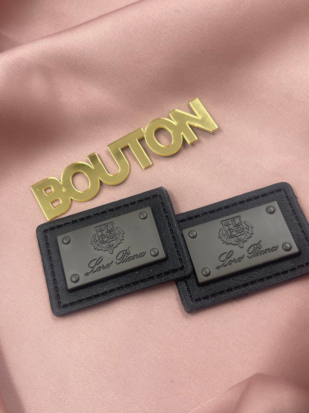 Логотип ЛП. черный 4х3 см