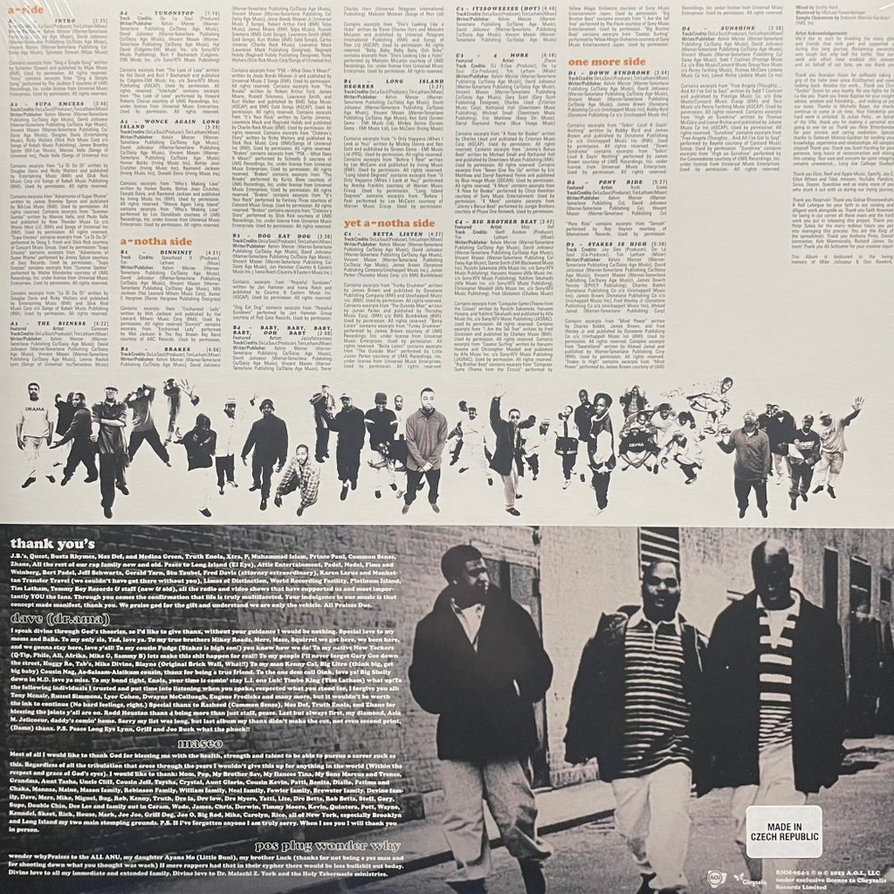De La Soul ‎– Stakes Is High 2LP (Европа 2023г.)