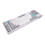 Беспроводная механическая клавиатура Keychron Lemokey L3 («Космический серебристый» | Space Silver) Русифицированная раскладка ANSI 80% TKL. Алюминиевый корпус. Есть RGB-подсветка, Hot-Swap и QMK/VIA