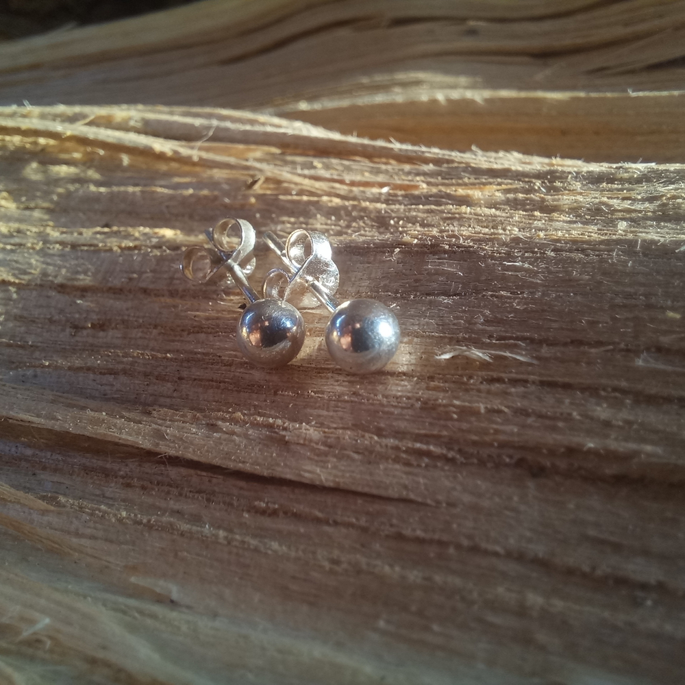 Серьги-гвоздики ШАРИК