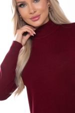 Водолазка Осенняя история (бордовая) Б14542-20М LT Collection
