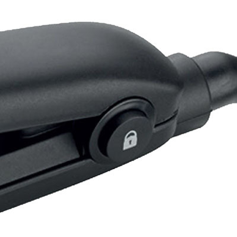 Выпрямитель волос 25x89мм с радужным антистатическим покрытием Gamma Piu Rainbow Black