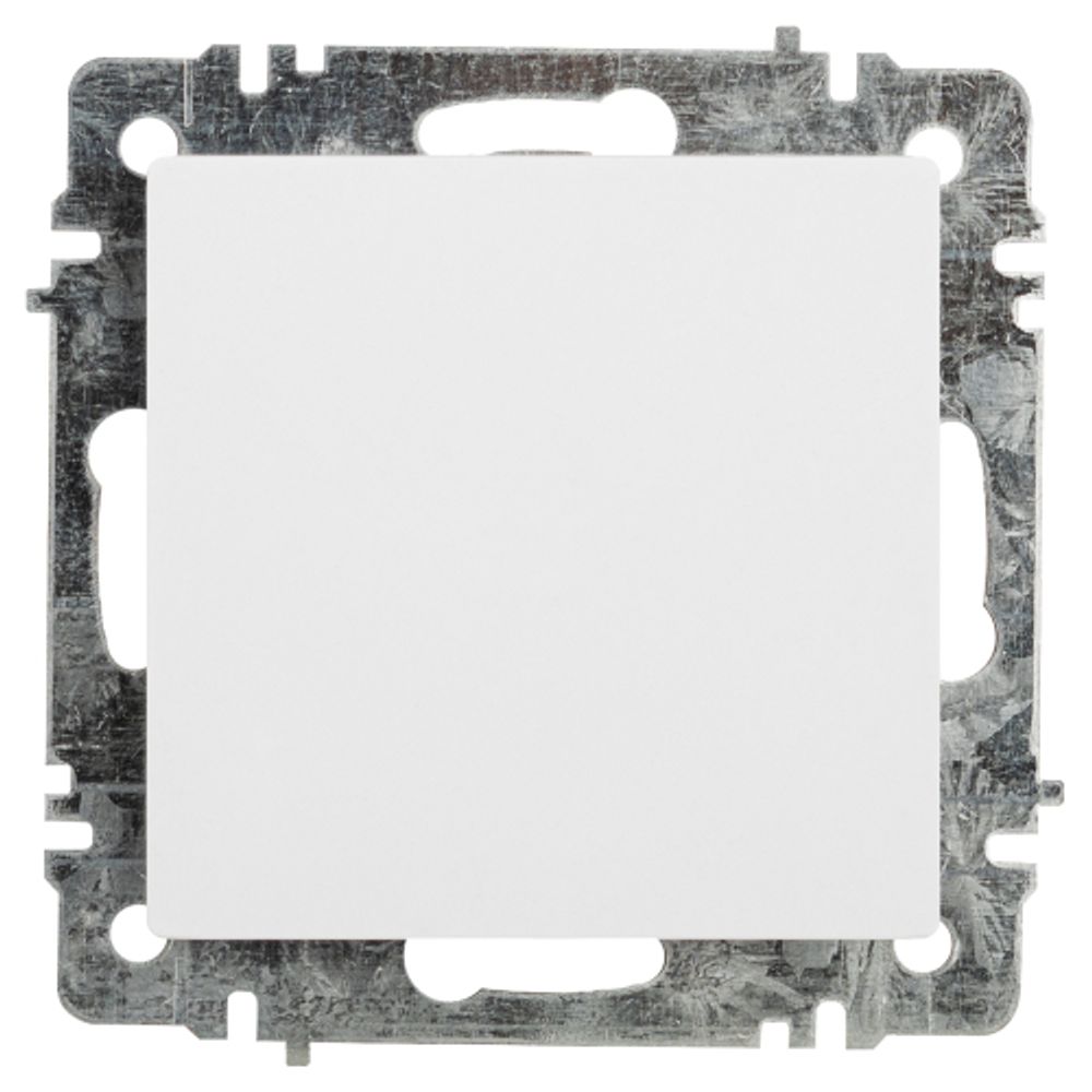 Кнопка Intro Accent 6-109-01 10А-250В, IP20, СУ, AL/CU, белый