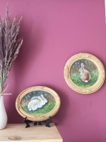 Картина овальной рамке