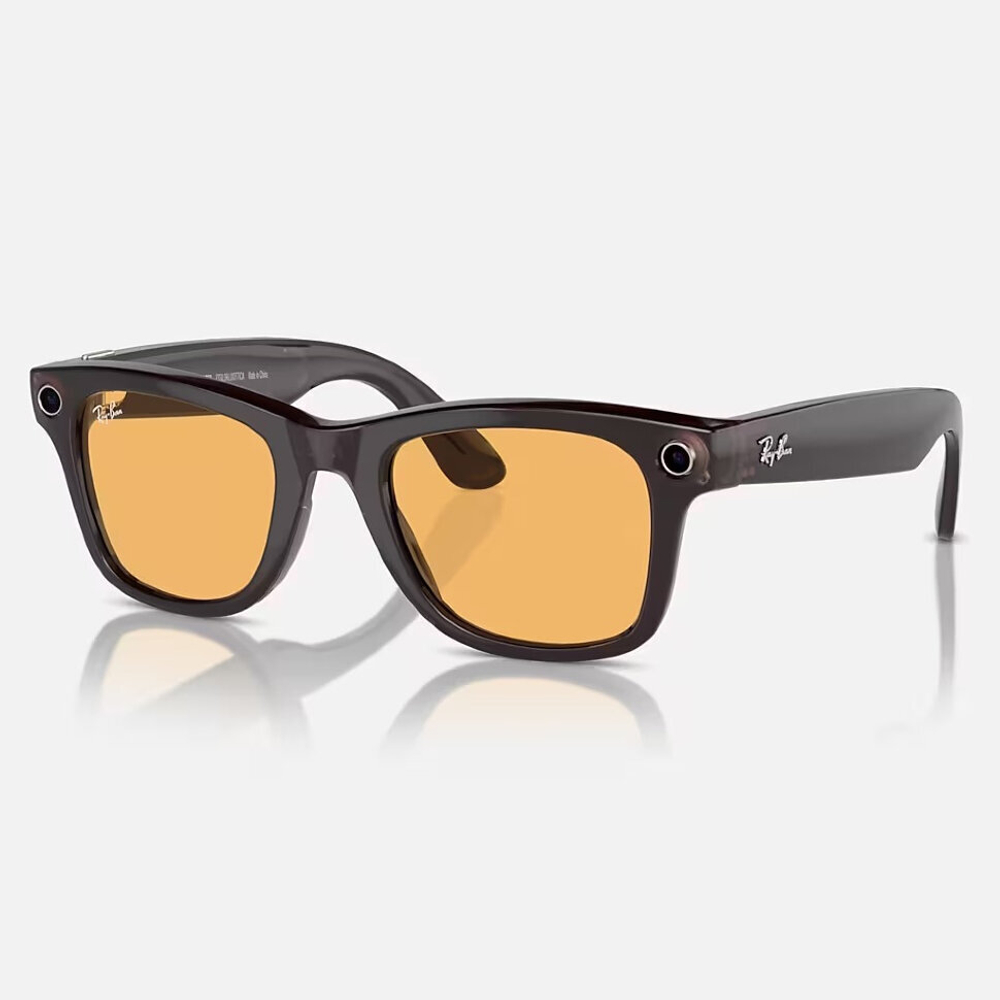 Ray-Ban Meta Wayfarer ( Цвет оправы - черный, цвет линз - янтарный )