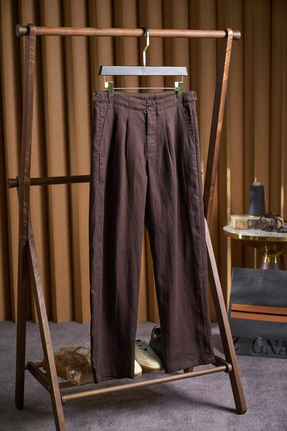 Льняной костюм Zegna