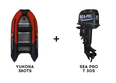 Лодка ПВХ YUKONA 360TS + 2х-тактный лодочный мотор SEA PRO Т 30S