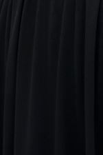 Тонкий хлопковый трикотаж чёрного цвета (136 г/м2)