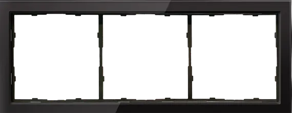 Donel R98 Glass рамка 3-я Черное стекло, серия DA