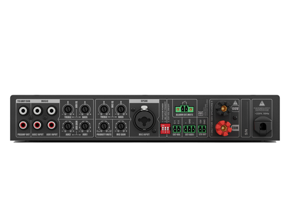 CVGAUDIO NEXT T-LITE 120 профессиональный микшер-усилитель, мощность 120W/100V