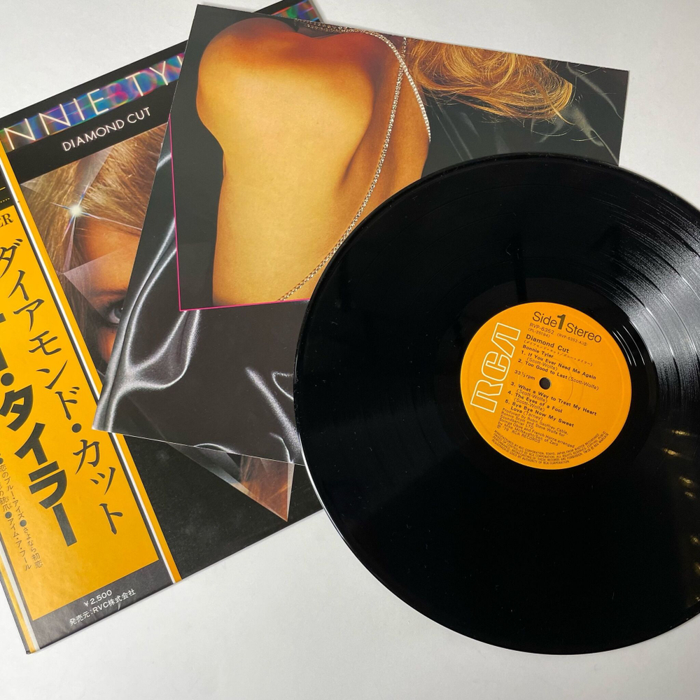Винтажная виниловая пластинка LP Bonnie Tyler Diamond Cut (Japan 1979) (Obi) If You Ever Need Me Again