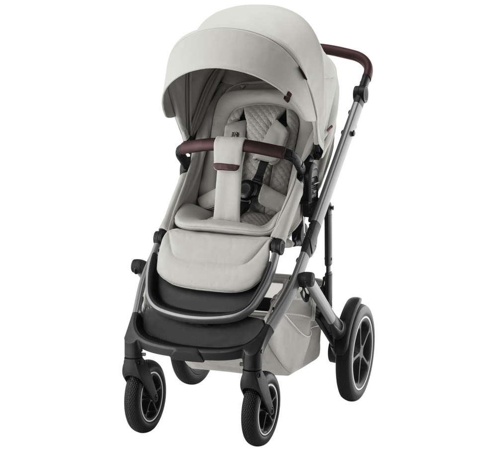 Коляска 3 в 1 Britax Roemer Smile 5Z Lux Collection+Baby-Safe Pro, Linen Grey+Space Black