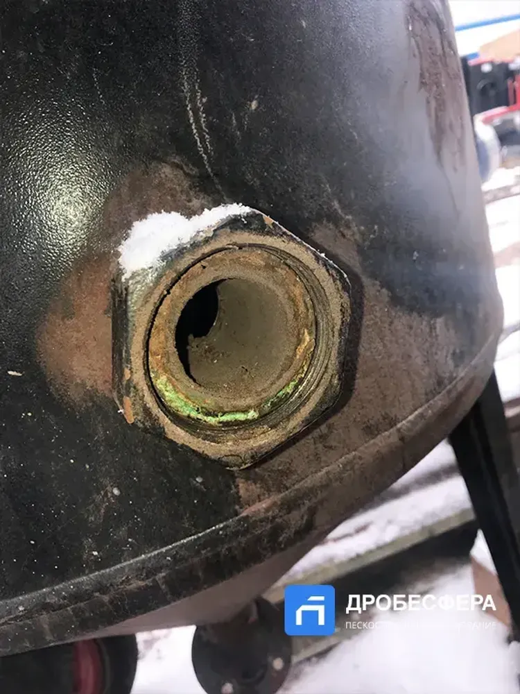 Ремонт пескоструйного аппарата PST 200