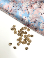 Пуговицы Золото Цветок 11 мм