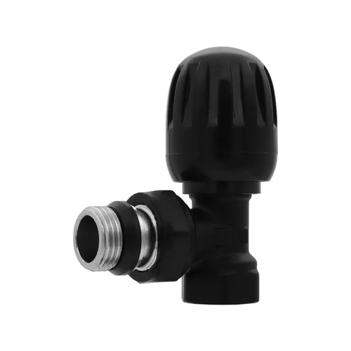 Вентиль регул. УГЛ ВЕРХ 1/2  (ЧЕРНЫЙ)  ViEiR  (80/10/1шт)