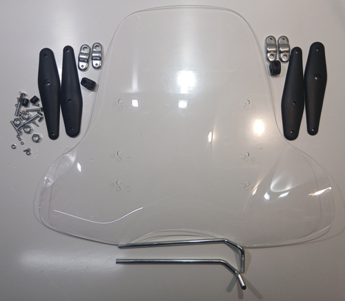 Ветровое стекло с креплением для снегохода MotoLand SnowFox 200