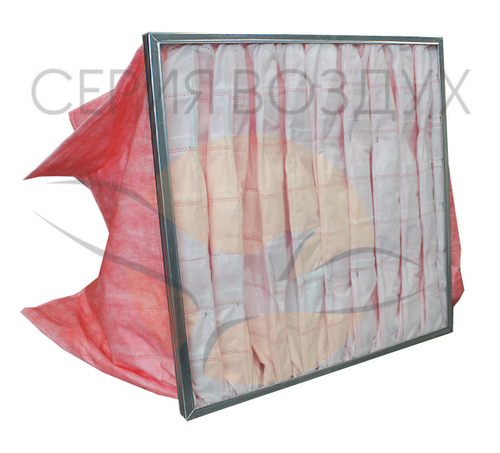 Фильтр  карманный  FK-SYS016 (аналог   Systemair BFK 70-40  687x392x600/9-20 F7)